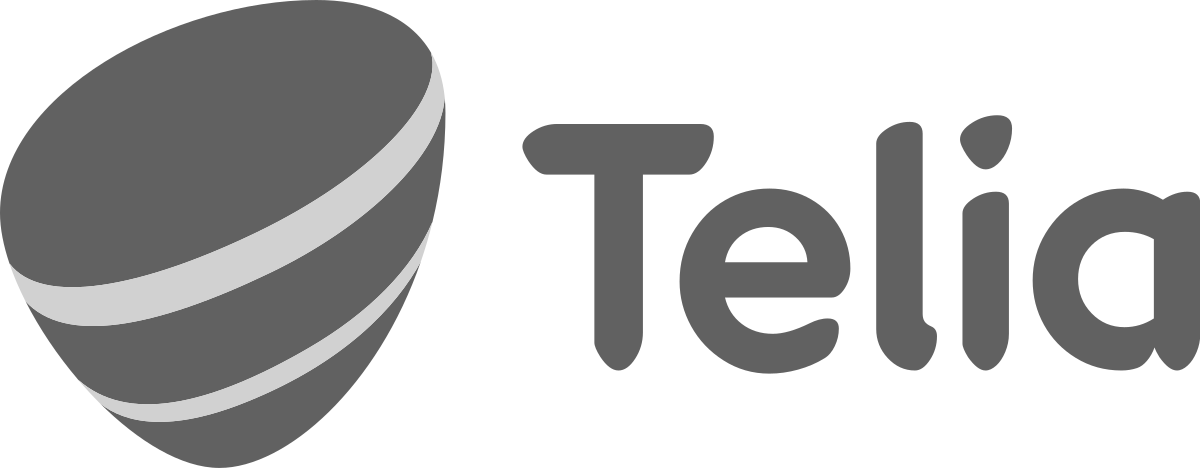 Telia gå logo kunder hos Wewent